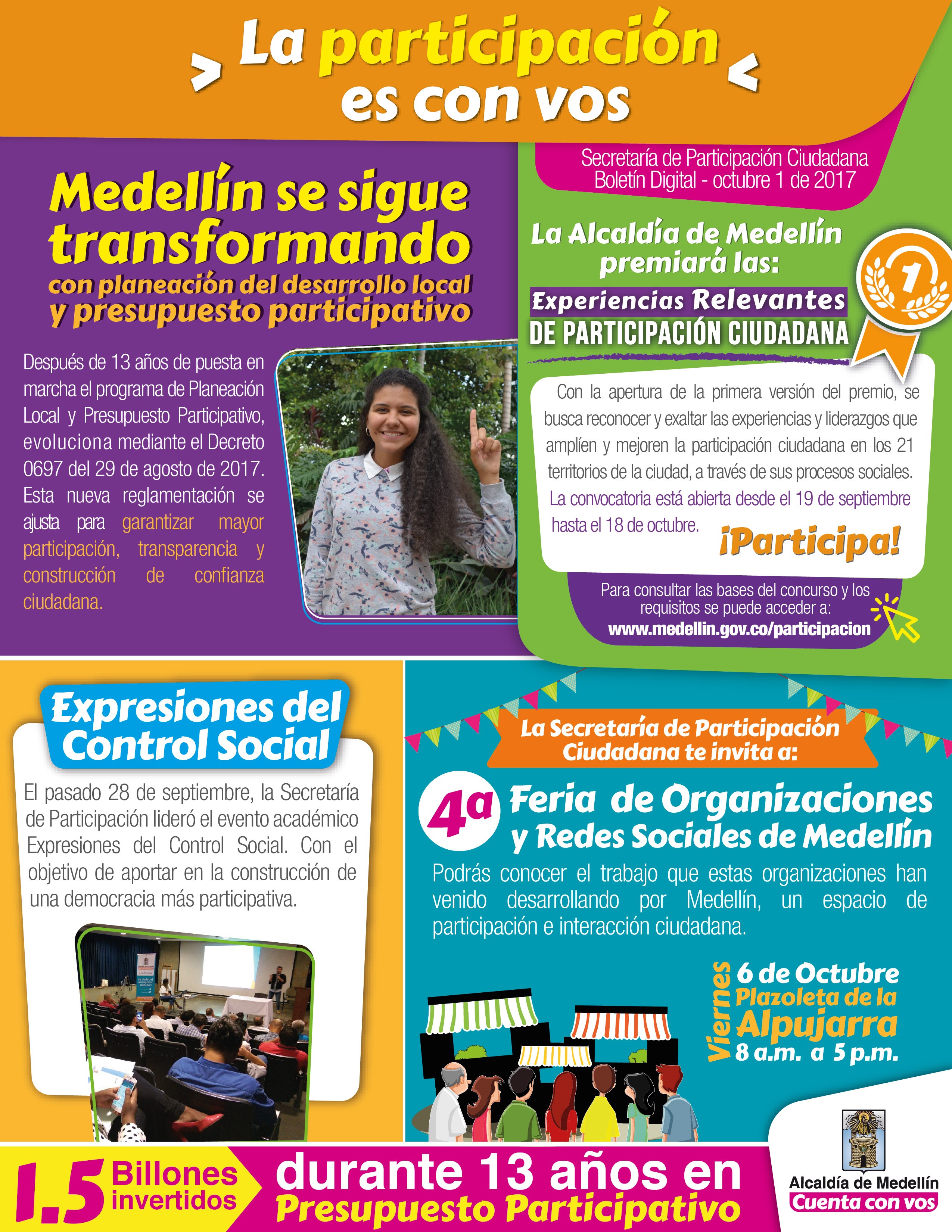 Bolet&iacute;n informativo - La participaci&oacute;n es con vos.